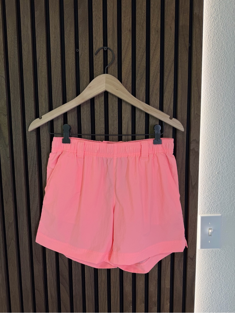 Columbia PFG Neon Athletic Shorts - Women’s with Pockets